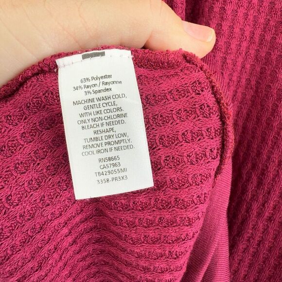 Treasure & Bond Women Crew Neck Drop Shoulder Puff Long Sleeve Sweatshirt L NWT - Picture 9 of 9